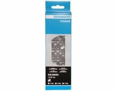 Shimano hg53 ketting - 9 speed - zilver - 116 schakels