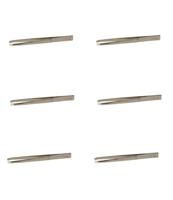 Erbe Solingen 6 stuks pincet recht 8 cm (erbe92101)