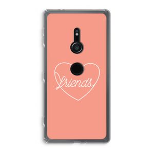 Friends heart: Sony Xperia XZ2 Transparant Hoesje