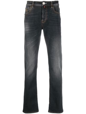 Billionaire jean à patch logo - Gris