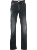 Billionaire jean à patch logo - Gris