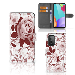 Hoesje Samsung Galaxy A52 Watercolor Flowers