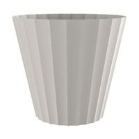 Bloempot Plastiken Beige Polypropyleen 32 x 29 cm - thumbnail
