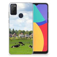 Alcatel 1S (2021) TPU Hoesje Koeien