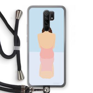 Mirror: Xiaomi Redmi 9 Transparant Hoesje met koord