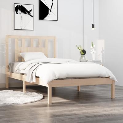 Bedframe massief grenenhout 90x200 cm