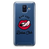 Badass Babes Club: Samsung Galaxy A6 (2018) Transparant Hoesje