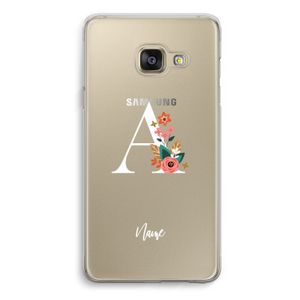 Pink Bouquet: Samsung A3 (2017) Transparant Hoesje