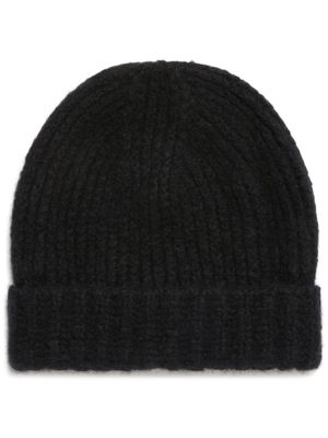 Alanui bonnet A Finest en maille - Noir