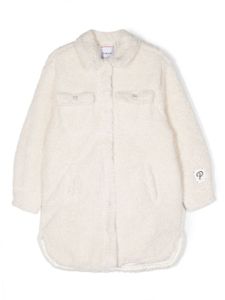 Pinko Kids manteau à design texturé - Tons neutres