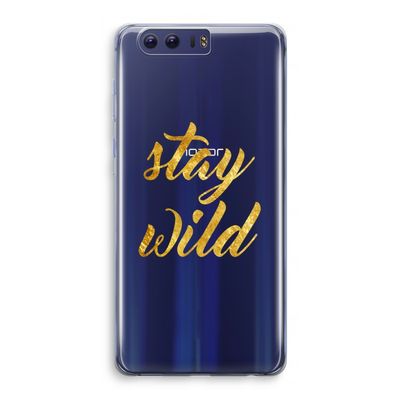 Stay wild: Honor 9 Transparant Hoesje