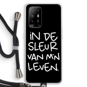 De Sleur: Oppo A95 5G Transparant Hoesje met koord