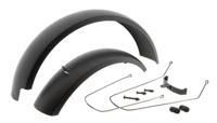 Mirage Spatbord set 20 fatbike incl. bevestiging - zwart