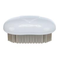 Trixie textielborstel wit / grijs