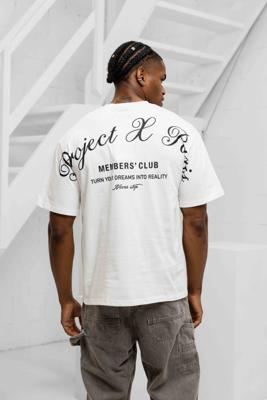 Project X Paris Members Club T-Shirt Heren Wit - Maat M - Kleur: Wit | Soccerfanshop