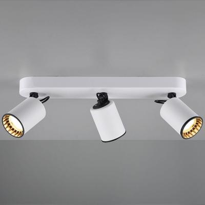 Pago - LED plafondlamp - 3 spots - Draaibaar en dimbaar - GU10 - Kantelbaar - Plafondspot - Voor binnen - Wit