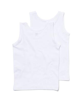 HEMA Kinderhemden - 2 Stuks Wit (wit)