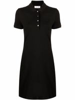 Lacoste robe-polo à patch logo - Noir