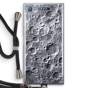 Maanlandschap: Sony Xperia XZ1 Transparant Hoesje met koord