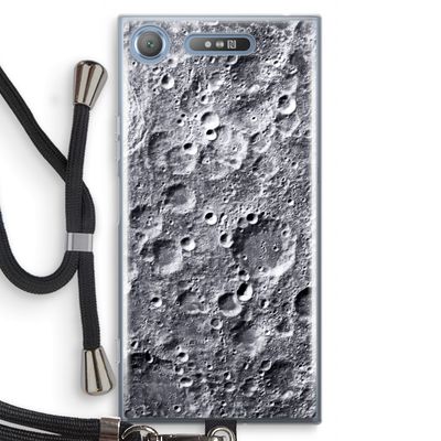 Maanlandschap: Sony Xperia XZ1 Transparant Hoesje met koord