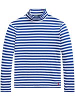 Polo Ralph Lauren sweat Lisle à rayures - Bleu