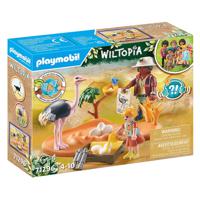 PLAYMOBIL Wiltopia Op Bezoek bij Papa Struisvogel 71296