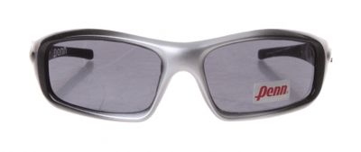 Penn sportzonnebril unisex zilver/zwart met grijze lens Penn sportzonnebril unisex zilver/zwart met grijze lens