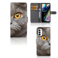 Telefoonhoesje | Met pasjeshouder | Motorola Moto G52 | Moto G82 Britse Korthaar