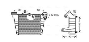 Intercooler, inlaatluchtkoeler STA4036