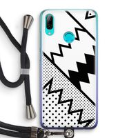 Pop Art #5: Huawei P Smart (2019) Transparant Hoesje met koord