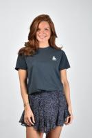 Marant Etoile t-shirt Aby TS0070FA-A1N98E midnight/ecru