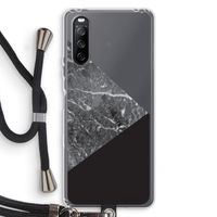 Combinatie marmer: Sony Sony Xperia 10 III Transparant Hoesje met koord