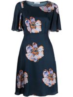 PS Paul Smith Mini-jurk met bloemenprint - Blauw - thumbnail