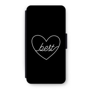 Best heart black: iPhone 8 Flip Hoesje