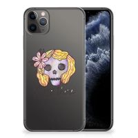 Silicone Back Case Apple iPhone 11 Pro Max Boho Skull