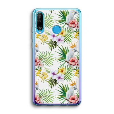 Gele kuif: Huawei P30 Lite Transparant Hoesje