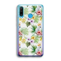 Gele kuif: Huawei P30 Lite Transparant Hoesje