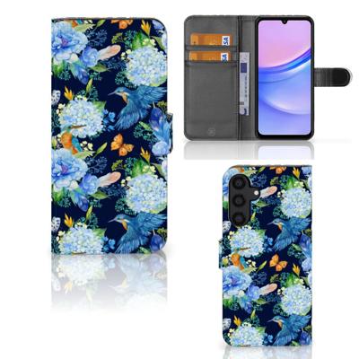 Telefoonhoesje | Met pasjeshouder | voor Samsung Galaxy A15 IJsvogel
