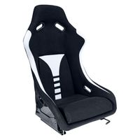 Sportstoel 'RT' - Zwart/Grijs - Vaste polyester rugleuning SS79ZG