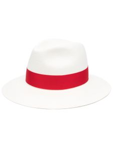 Borsalino chapeau Giulietta Panama en paille - Blanc