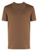 TOM FORD t-shirt à col v - Marron