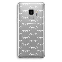 Wimpers: Samsung Galaxy S9 Transparant Hoesje