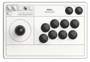 8Bitdo Arcade Stick Zwart, Wit RF/USB Joystick Analoog/digitaal PC, Xbox One, Xbox One S, Xbox One X, Xbox Series S, Xbox Series X