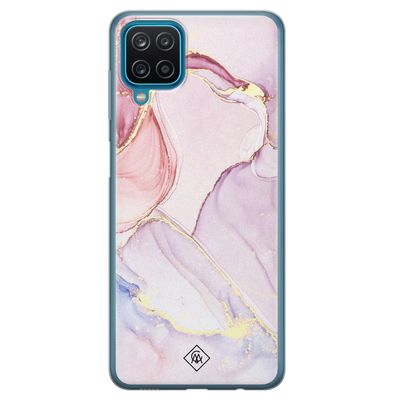 Samsung Galaxy A12 siliconen hoesje - Purple sky