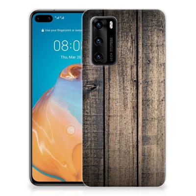 Huawei P40 | Bumper Hoesje | Steigerhout