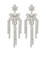 Rabanne boucles d'oreilles Chandelier serties de cristal - Argent - thumbnail