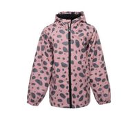 Scapino Mountain Peak unisex regenjas roze/zwart - thumbnail