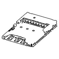 Molex 104239-1430 Kaartlezer Totaal aantal polen: 14 Rastermaat: 1.1 mm, 2.54 mm Inhoud: 1 stuk(s) Tape on Mini reel - thumbnail
