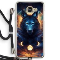 Wolf Dreamcatcher: Samsung Galaxy A5 (2016) Transparant Hoesje met koord