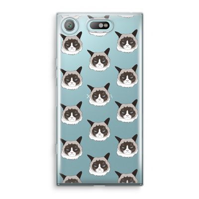 It's a Purrr Case: Sony Xperia XZ1 Compact Transparant Hoesje